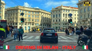 Driving in Milan, Italy 🇮🇹 | 4K UHD | Driving Tour | 24 Hours in Milan, Italy 🇮🇹 |