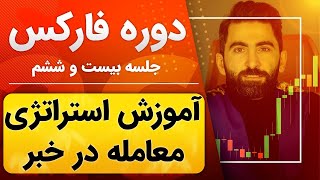 آموزش کامل فارکس - 26 | آموزش استراتژی معامله زمان خبر در فارکس