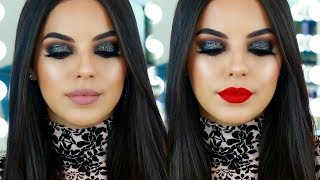 MAQUILLAJE DE  FIESTA EN MINUTOS | Gold Black Smokey Eyes | Beauty by Mayely