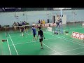 28Sep24 Alumni Badminton Ong Yi/Ching Yi Xian vs Exkil Khaw Yong Siang/Ooi Yi Keat 24-30 (Open)