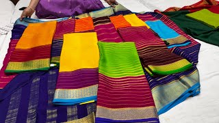 Bangalore Wholesale Weekend Offer Super Offer On Pure Handloom Silk Saree With Silk Mark Single Avl