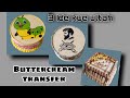 Buttercream Transfer l cara mendekor kue ultah l  3 ide kue ultah l kue ultah untuk pemula