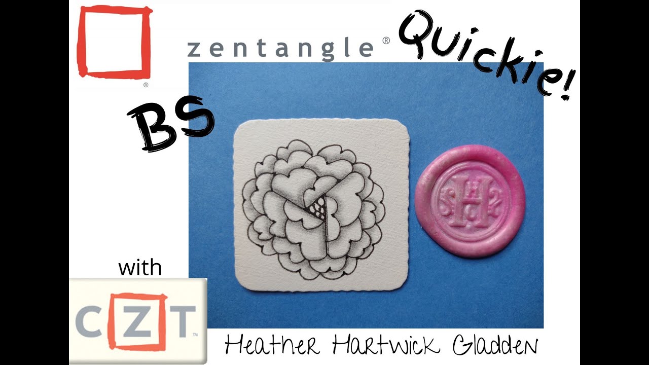 Bs Zentangle Quickie Youtube