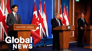 Russia-Ukraine conflict: Trudeau announces new sanctions against 10 “complicit” Russians | FULL