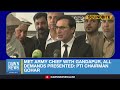 met army chief with gandapur all demands presented pti chairman gohar dawn news english