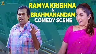 Ramya Krishna And Brahmanandam Comedy Scene || Sri Krishna 2006 Movie || Suresh Productions