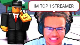 Making The Most TOXIC Pro Streamer CRY.. 😈 | The Strongest Battlegrounds