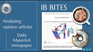 Analysing Opinion Articles: Daily Maverick newspaper
