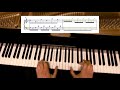 how to play bach invention no.8 in f major tutorial