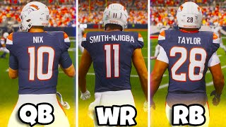 I Built Bo Nix A Super Team!