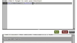 Codecademy: Javascript Lessons- 8- Functions and Variables