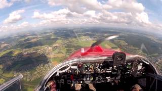 SF 25-E Super Falke - Flight over Namur (Belgium) July  2012 Part1