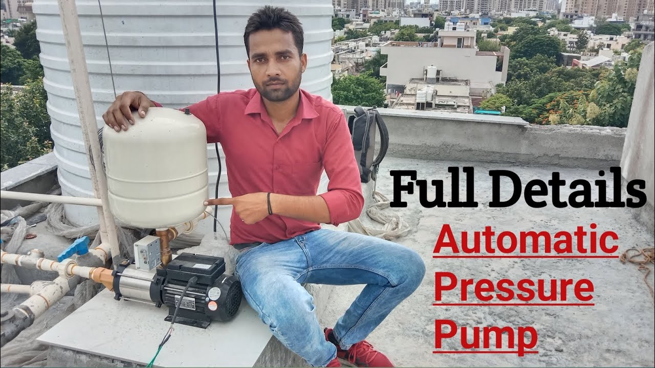 Automatic Pressure Pump For Home Crompton Pressure Pump Youtube