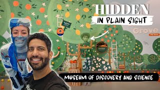 Museum of Discovery and Science, Fort Lauderdale, Florida. Hidden in Plain sight bodypainting show.