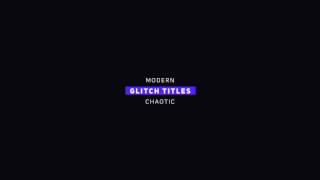 10 Glitch Titles by santoshw7885 | VideoHive - After Effects Templates