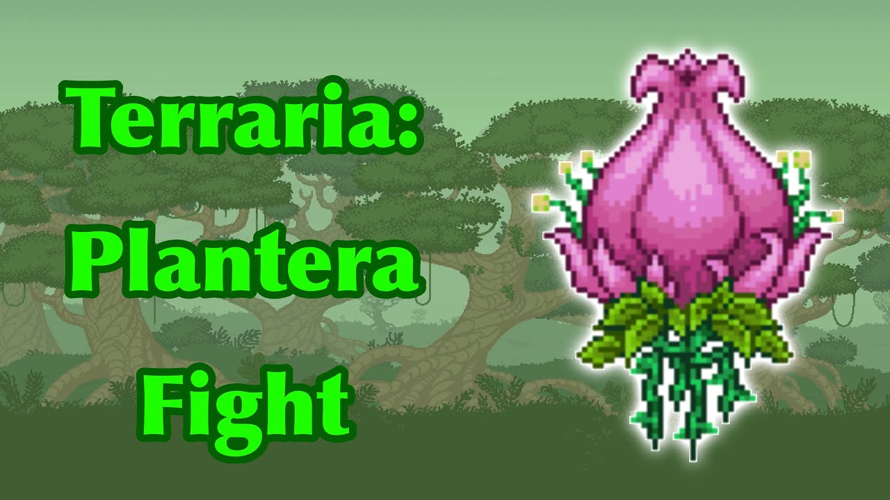 Terraria Plantera Fight Youtube