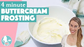 4 Minute Buttercream | British Girl Bakes