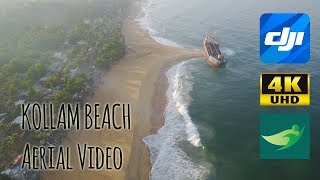 Kollam Beach - Fly with Veeva - Aerial Video