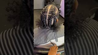 4 stitch criss/cross braids #stitchbraids #wakeupitsthefirstofthemonth