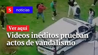 Videos inéditos prueban actos de vandalismo en protestas del 21S en Bogotá | Semana Noticias