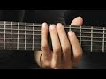 Playing B-Flat Minor in 1st Inversion Arpeggios on Guitar