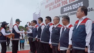 Siaga Nataru 2024/2025, Hutama Karya Siap Melayani di Jalan Tol Trans Sumatera