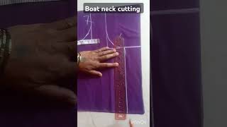 40 inches boat neck cutting #easymethod #usha Rani tailor