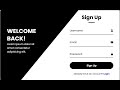 Login & Signup Form, HTML CSS JavaScript