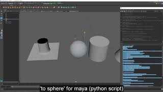 To Sphere in Maya (Python Script)