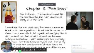 Educated Chapter 12 "Fish Eyes"