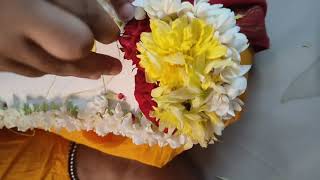 Traditional Flower hair style | பாரம்பரிய மலர் ஜடை அலங்காரம்