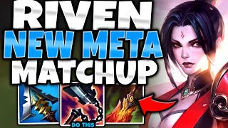 HOW RIVEN BEATS THE NEW META TOPLANER (THIS IS HOW) - S12 RIVEN GAMEPLAY! (Season 12 Riven Guide)