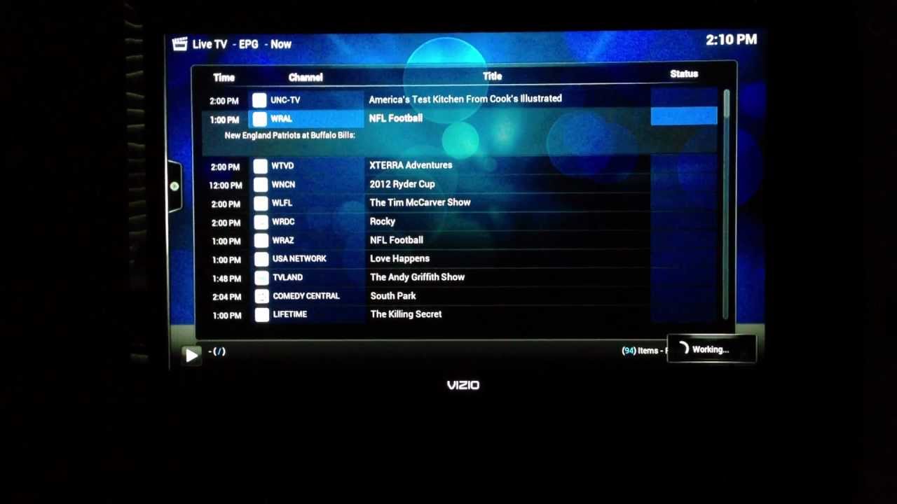 Nextpvr Xbmc Addon Preview Youtube
