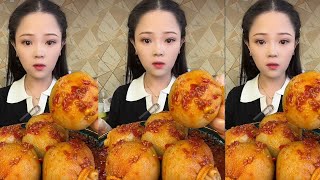 ASMR CHINESE MUKBANG FOOD EATING SHOW | Xiao Yu Mukbang 57