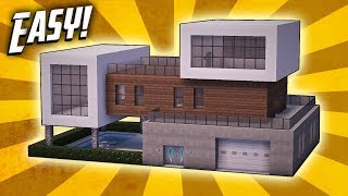 Minecraft: How To Build A Modern Mansion House Tutorial (#29)