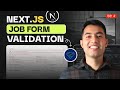 Zod Validation with React Hook Form in Next.js🔥 Real Job Post Form Validation