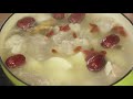 【鑄鐵鍋煲湯🍲】山藥蓮子排骨湯 chinese pork rib soup with yam and lotus seed