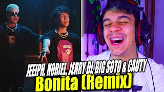 (REACCIÓN) Jeeiph, Noriel, Jerry Di - Bonita (Remix) ft. Big Soto, Cauty