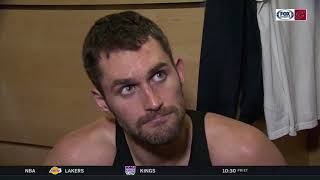 Kevin Love on LeBron James' 'special fourth quarter performance.'
