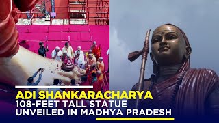 Madhya Pradesh CM Inaugurates 108-Foot Adi Shankaracharya Statue In Omkareshwar | N18V | CNBC TV18