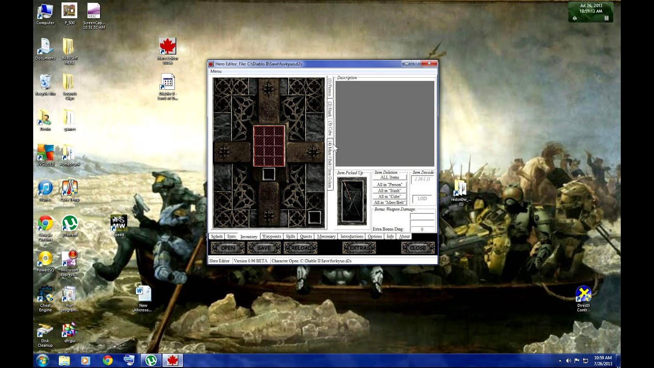 Edit Items In Diablo 2 Hero Editor Svsany