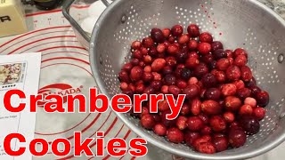 Christmas Cookie Recipe - Cranberry Cookies With Fresh Cranberries