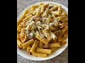 Chicken & Sausage Rigatoni Pasta😋#food#pasta#spicyfood#shorts