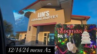 (160) 12/16/24 Vlogmas Day 16th Buffet in Az!