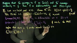 Uniform Convergence and Differentiation