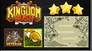 Kingdom Rush 王國保衛戰 Gameplay 寒步礦場 困难 VETERAN