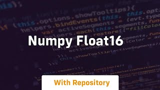 numpy float16