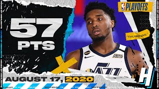 Donovan Mitchell UNREAL 57 Points Full Game 1 Highlights | Jazz vs Nuggets | 2020 NBA Playoffs