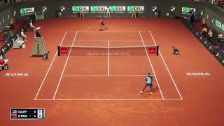 C. Gauff vs Q. Zheng [Roma 24]| QF | AO Tennis 2 Gameplay #aotennis2 #AO2