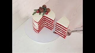 red VELVET cake! Perfect cakes. In detail !CREAM CHEESE on CREAM ! ASSEMBLING THE CAKE!